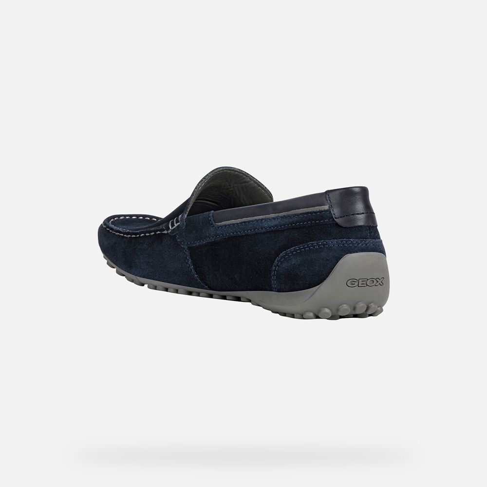 Geox Erkek Loafers Lacivert - Snake - KHM-369578